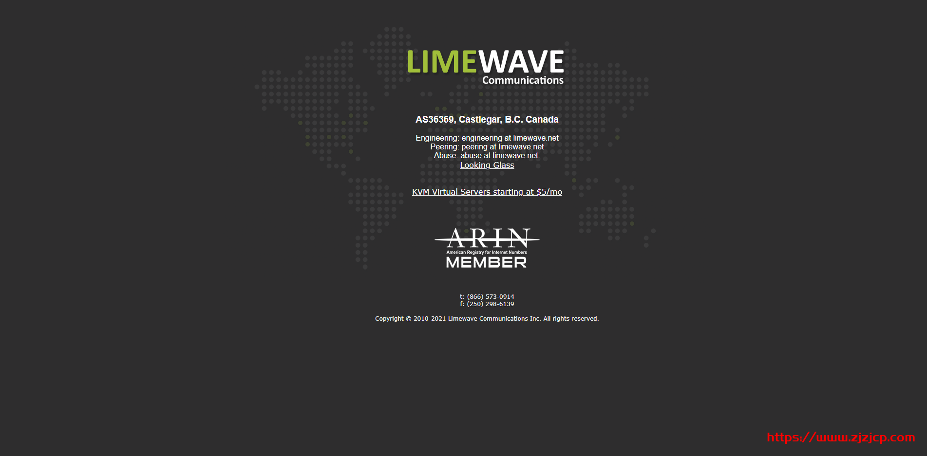 Limewave：.5/月/2 核@独享/4GB 内存/80GB SSD 空间/5TB 流量/1Gbps 端口/2 IPs/KVM/加拿大