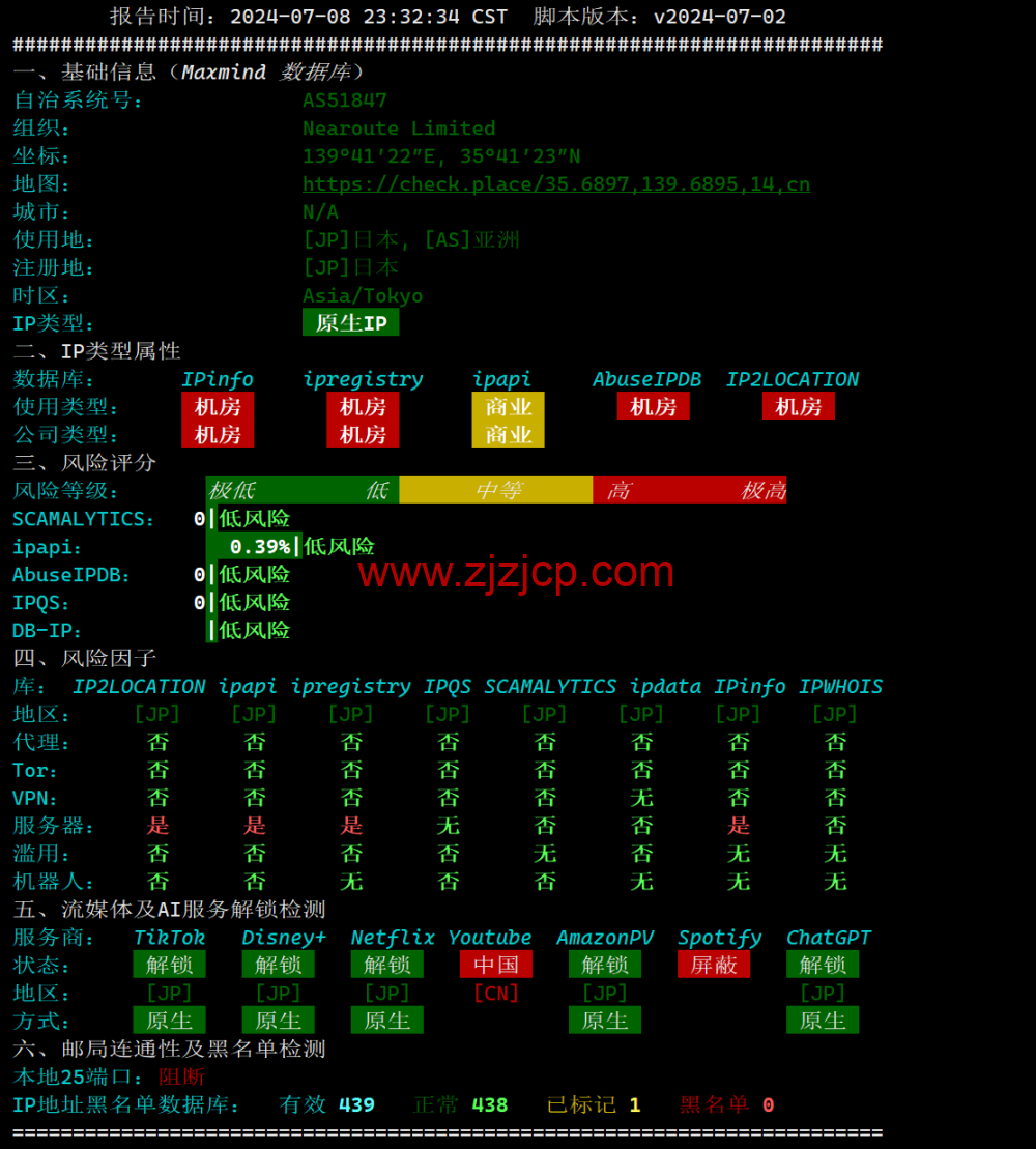 LisaHost(丽萨主机)：日本原生 IP 大带宽 vps，68 元/月起，双 isp 家宽住宅原生 IP，简单测评