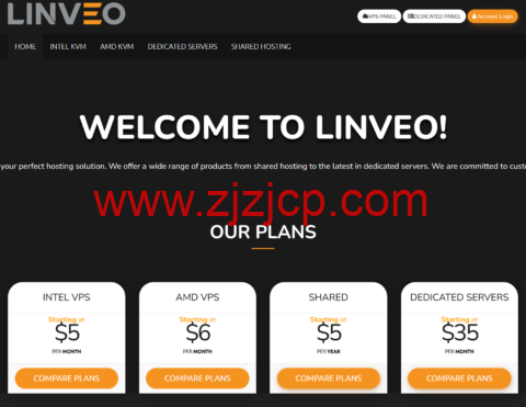 linveo：美国 vps，1 核/1GB/25G NVMe/2TB@1Gbps，$15/年，可选达拉斯/哥伦布机房