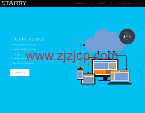 StarryDNS：香港/新加坡/日本 VPS 五折，1 核/1GB/20GB/1TB@200Mbps，/月起